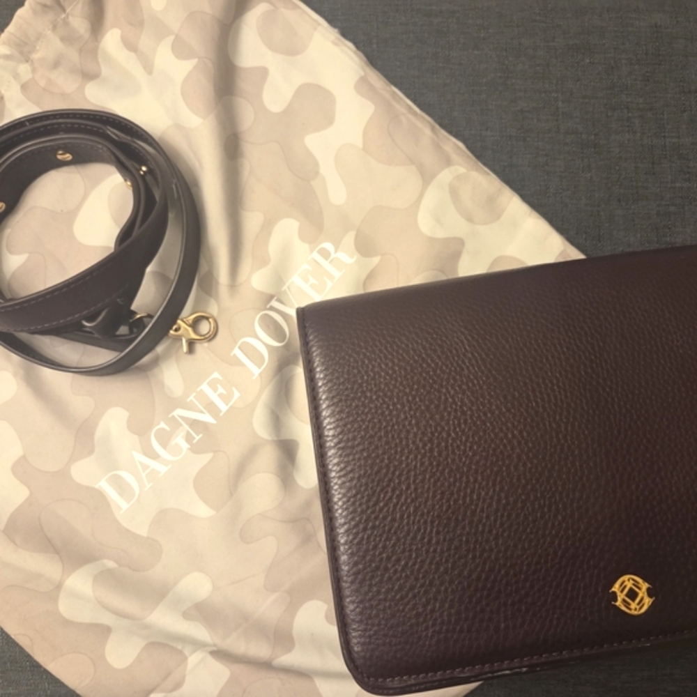 Dagne Dover Andra Crossbody In Oxblood
